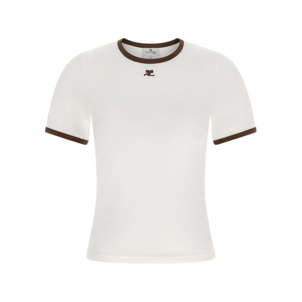 Courrèges Brown Cotton Women's T-Shirt
